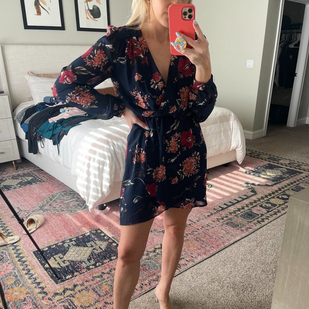 Lulus Floral Print Dress